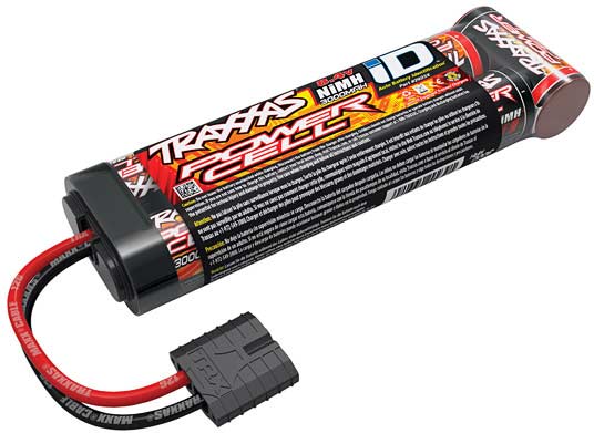 Battery, Power Cell, 3000mAh (NiMH, 7-C flat, 8.4V)